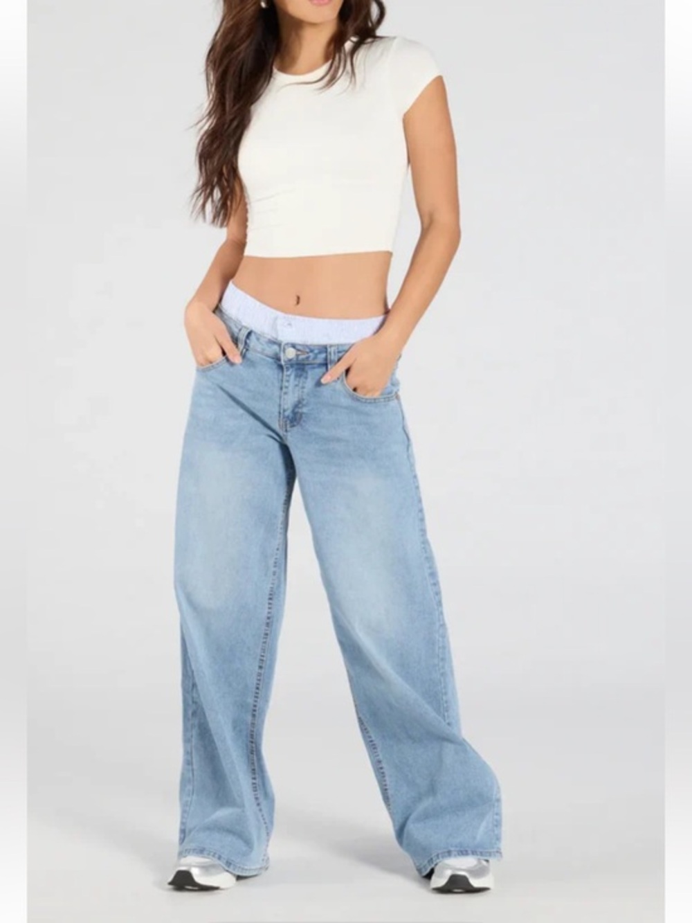 NWT Madden Girl 90’s Baggy Wide Leg Jeans